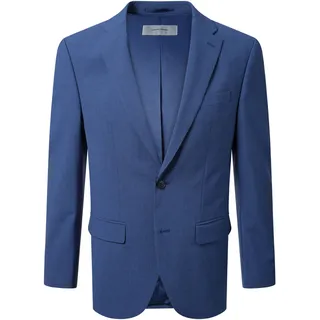 Sakko PIERRE CARDIN "Grant", Herren, Gr. 28, blau, Obermaterial: 52% Wolle WO. 43% Polyester PES. 5% Elasthan EL. Futter: 100% Polyester PES., uni, regular fit, Sakkos Sakko, mit Future Flex Technologie