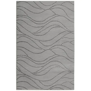Esprit Flachwebeteppich , Grau , Textil , Wellen , quadratisch , 200x200 cm , Textiles Vertrauen - Oeko-Tex® , für Fußbodenheizung geeignet, in verschiedenen Größen erhältlich, pflegeleicht, leicht zusammenrollbar , Teppiche und Böden, Teppiche, Webteppiche