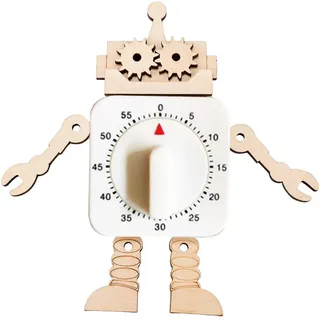 Sharplace Montessori Busy Board ab 1 Jahr Zubehör, DIY Material Früherziehung Spielzeug, Pädagogisches Sensorik Spielzeug, Praktische Fähigkeiten für Auto Flugzeug Reisespielzeug, Roboter-Timer