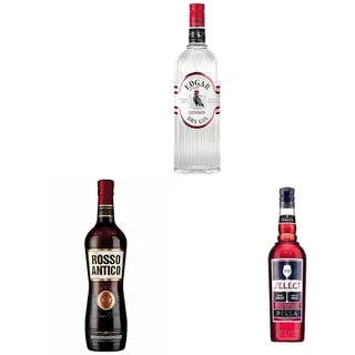 Negroni Cocktail Set | Select Aperitivo 70cl + Rosso Antico Vermouth 75cl + Edgar Sopper Gin 70 cl