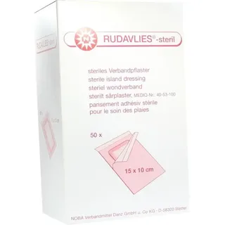 Rudavlies Steril Wundpflaster 15 cm x 10 cm 50 St.