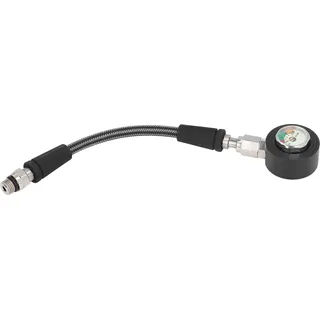 Tauchstechdruckmesser leuchtend mit hohem Schlauch für BCD -Regler Unterwasserausrüstung 15 cm/5,9 Zoll