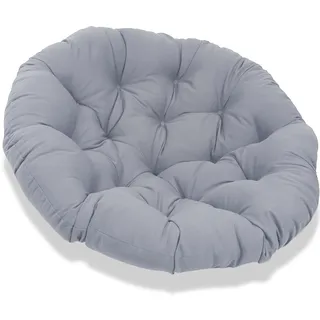JIcloun Papasansessel Kissen 160cm, Stuhlkissen für Papasan Chair, Wasserdicht Dicke Bodenkissen Rund Groß, Runde Ersatzpolster für Hängesessel Rattansessel Korbsessel Outdoor Gartenmöbel Braun