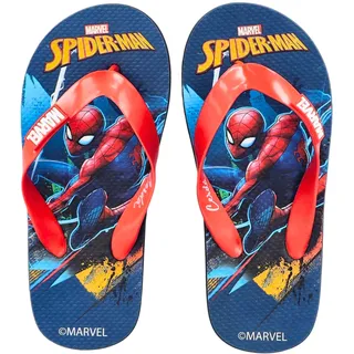 Marvel Spider-Man Flip-Flops für Jungen, Sommer Sandalen Zehentrenner, Größe EU 26/27, MV-S-6379