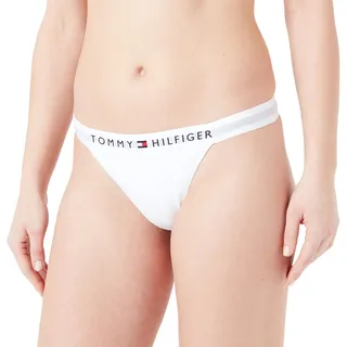 Tommy Hilfiger Damen Bikinihose Cheeky Bikini Sport, Weiß (Th Optic White), XL