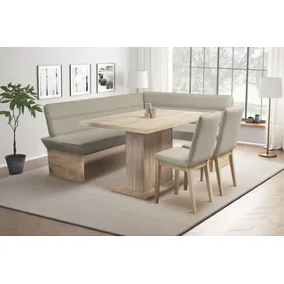 OTTO home Home »Beluna + Cross Essecke Sitzgruppe Eckbank Küchenbank", BESTSELLER« Set, Eckbank, 2 Stühle und Tisch, 4 Stk. tlg. Sitzgruppe Esszimmer Stühle Tisch und Bank bequem gepolstert,