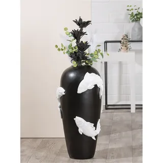 Casablanca by Gilde Bodenvase »Vase "Koi"«, (1 St.), schwarz