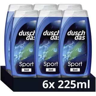 Unilever Deutschland Holding GmbH Duschdas 3-in-1 Duschgel & Shampoo Sport 6 x 225 ml