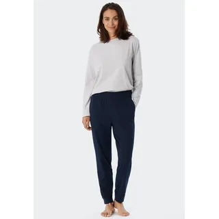 SCHIESSER Pyjamahose Blau 42