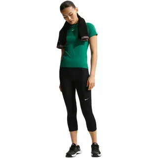 Nike Pro 3/4-Leggings Damen Schwarz S
