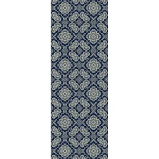 Queence Vinyltapete Jantje 90x300 cm 90 g blau