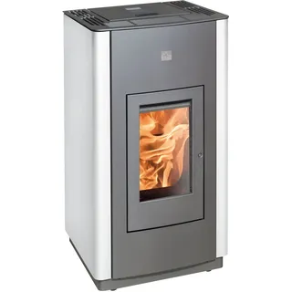 Haas + Sohn Haas+Sohn HSP 6 Pelletto-IV Stahl Schwarz/Abdeckplatte Weiß