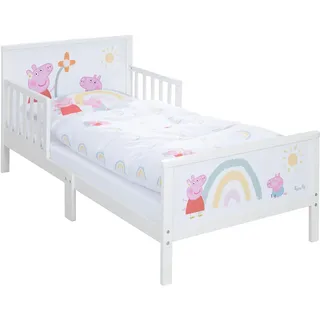 roba Themenbett 'Peppa Pig', Kinderbett 70 x 140 cm inkl. Bettwäsche