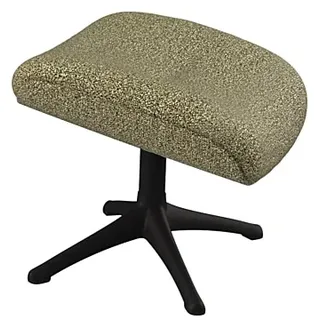 FLEXLUX Fußhocker "Fußhocker More, Beinstütze, Entspannung. Ergonomisch. Komfort" Scandi Design, Robuster Alu Fuß, Pflegeleicht, Stoff oder Echtleder, fall grün