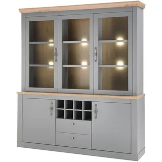 furn.design Buffet Rideau 183 x 206 cm GRAU