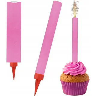 Tortenbrunnen einfarbig bunt Tortenaufsatz rosa Fuchsia Taufe 18cm