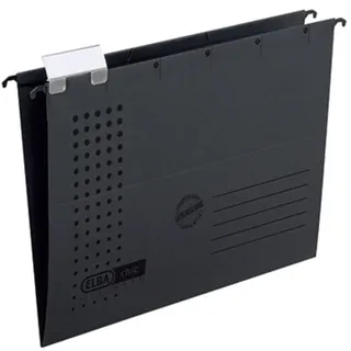 Elba Hängemappe chic ULTIMATE DIN A4 Anthrazit 5 St./Pack. 100560168, 5 St.
