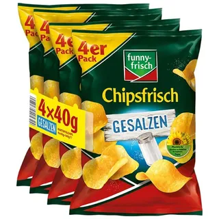 Funny-Frisch Chipsfrisch gesalzen 4x40g Multipack