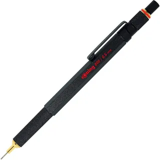 Rotring 800 Druckbleistift , 0,5 mm , Schwarz Vollmetall