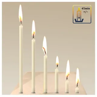 Nklaus Altarkerzen 50 St. 16 cm weiß