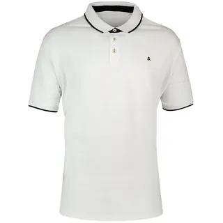 Jack & Jones Paulos Kurzarm-poloshirt - White / Detail Ps - 8XL