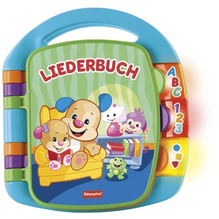 Mattel Fisher-Price Lernspaß, Liederbuch, Baby Musik Buch, Musikspielzeug für Babys, Elektronisches Kinderbuch, ab 6 Monate, Deutsche Version, CDH40