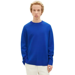 TOM TAILOR Denim Herren Loose Fit Crew-Neck Strick-Pullover