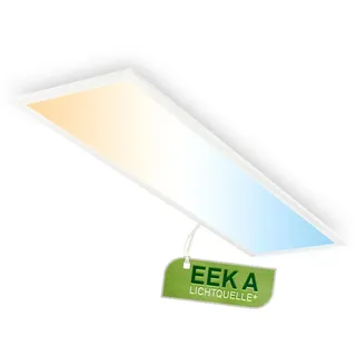 Briloner LED Panel 1 x 100 x 25 x 6 cm weiß
