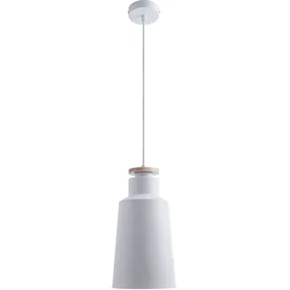 Paco Home Pendelleuchte »JACK I«, 1 flammig, Leuchtmittel E27   ohne Leuchtmittel, Hängelampe Esszimmer Küchenlampe Esstischlampe Skandinavisch E27, weiß