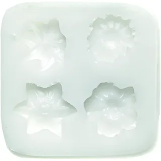 Silikomart | Silikonform für Zuckermasse FLOWER, Form für Tortendekorationen, Prinz-Thema, Maße 155 x 140 x 40 mm