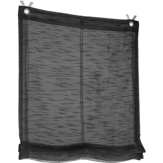 Raffrollo KUTTI "Celtic" Gr. 3, grau (anthrazit), B:80cm H:140cm, Obermaterial: 100% Polyester, Raffrollos, Raffrollo, halbtransparent, Polyester, Hakenaufhängung