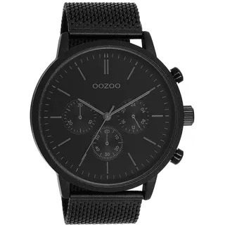 Oozoo Herren Armbanduhr Timepieces Analog Metall schwarz UOC11204