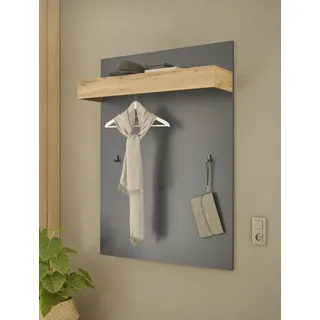 Home Affaire Garderobenpaneel GiRON/CiTY 100 x 135 x 25 cm Grau