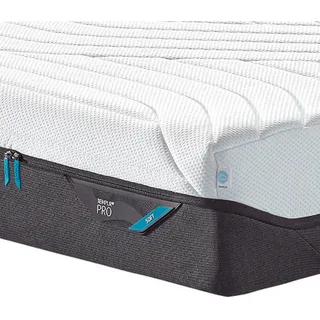 Tempur Matratze PRO Soft , Anthrazit, Weiß , Textil , Füllung: Viskoelastischer Kern , rechteckig , 140x200 cm , Härtegradauswahl, Über- und Sondergrößen erhältlich, Bezug abnehmbar/waschbar, für Hausstauballergiker geeignet, für verstellbare Lattenroste geeignet, alternative Größen erhältlich, Bezug rundum abnehmbar , Schlafzimmer, Matratzen, Viscomatratzen