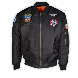 Mil-Tec MA1 Fliegerjacke schwarz XL