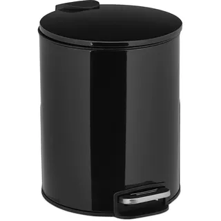 Relaxdays Kosmetikeimer 5 l Schwarz