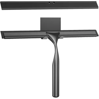 Radikor Duschabzieher Edelstahl 25.5cm, Abzieher Dusche mit Halterung