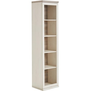 hom'in Hom`in Aktenregal Grau, Weiß - 50.6x209.2x43 cm Beimöbel erhältlich, stehend, in verschiedenen Größen erhältlich, Arbeitszimmer, Büroregale, Aktenregale