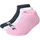 Basics Socken 3 Paare Rosa 35-38