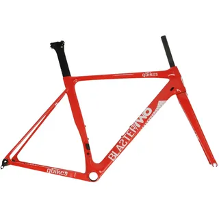 Q-Bikes Blaster TWO Carbon Rahmenset | Aero | Felgenbremsen | Orange