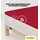 Spannbettlaken Jersey-Elasthan 180 x 200 - 200 x 220 cm rot