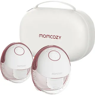 Momcozy M6 Doppel, Style Flow Milchpumpe Maroon