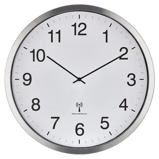 TFA Funk-Wanduhr 50,80 cm 60.3548.02 weiß