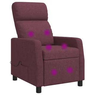 vidaXL Massage Relaxsessel Lila Stoff - Lila