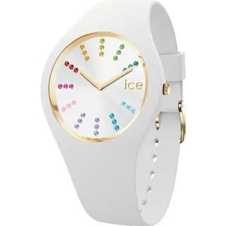 ICE-Watch - Ice Cosmos Rainbow White - Weiße Damenuhr mit Plastikarmband - 021342 (Small)