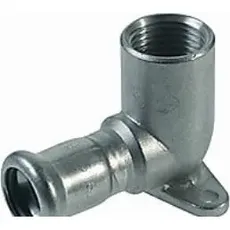 VSH, Rohrverbindungstechnik, dækvinkel muffe/muffe 15 mm X 1/2 syrefast