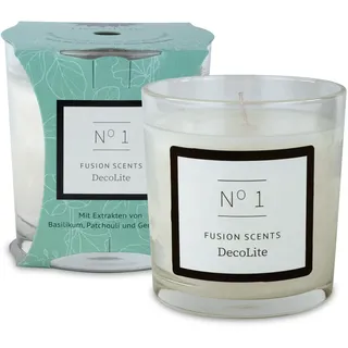 DecoLite: Fusion Scent Duftkerze 45 Std. Brenndauer, Neutralisiert und entfernt Küchengerüche, 83/74 mm Geruchsentferner Ideal für Küche, Braten & Backen(Küchenkerze)