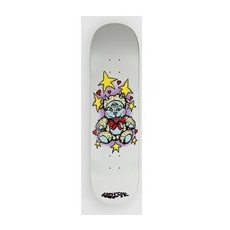 Welcome Lamby On Evil Twin 8.5" Skateboard Deck prism foil, weiss, Uni
