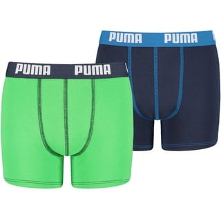 Puma Jungen Kinder Unterhose Unterwäsche, Farbe:686 - Green/Blue, Bekleidung:176 - 176