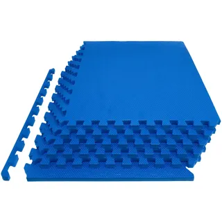 ProsourceFit Extra Thick Puzzle Exercise Mat 3⁄4” and 1", EVA Foam Interlocking Tiles for Protective, Cushioned Workout Flooring for Home and Gym Equipment